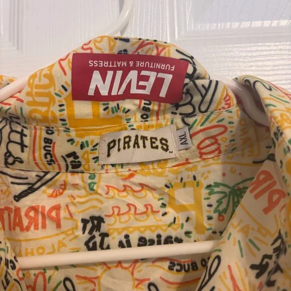 Pittsburgh Pirates Baseball City Hawaiian Shirt 2025 Giveaway Mens Sz AXL - Picture 3 of 4